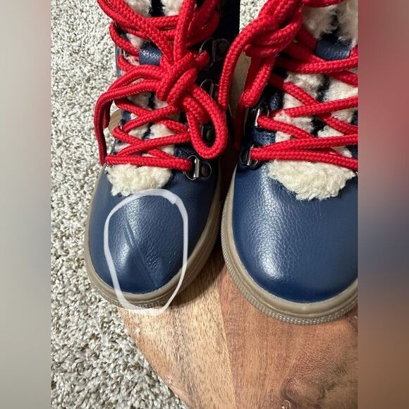 Mini Boden Cozy leather lace up boots - Picture 9 of 11